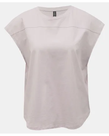 Tricou din bumbac cu model uni Lotio,