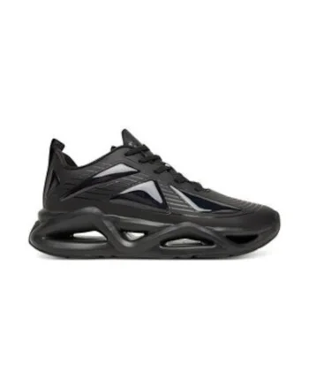 Tenisi barbati, Emporio Armani  piele ecologica, negru