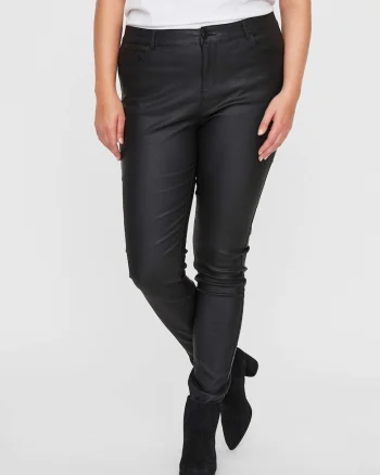 Pantaloni din piele ecologica,