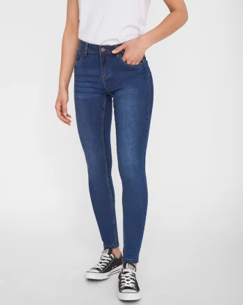 Blugi skinny cu buzunari