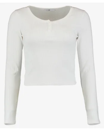 Bluza scurta din bumbac