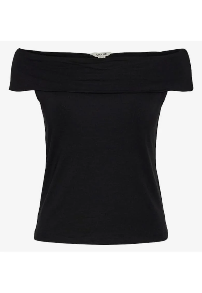 Bluza din amestec de lyocell cu croiala pe umeri Kenzi Fiona
