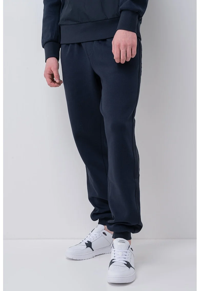 Pantaloni de trening regular fit cu snururi de ajustare, Bleumarin