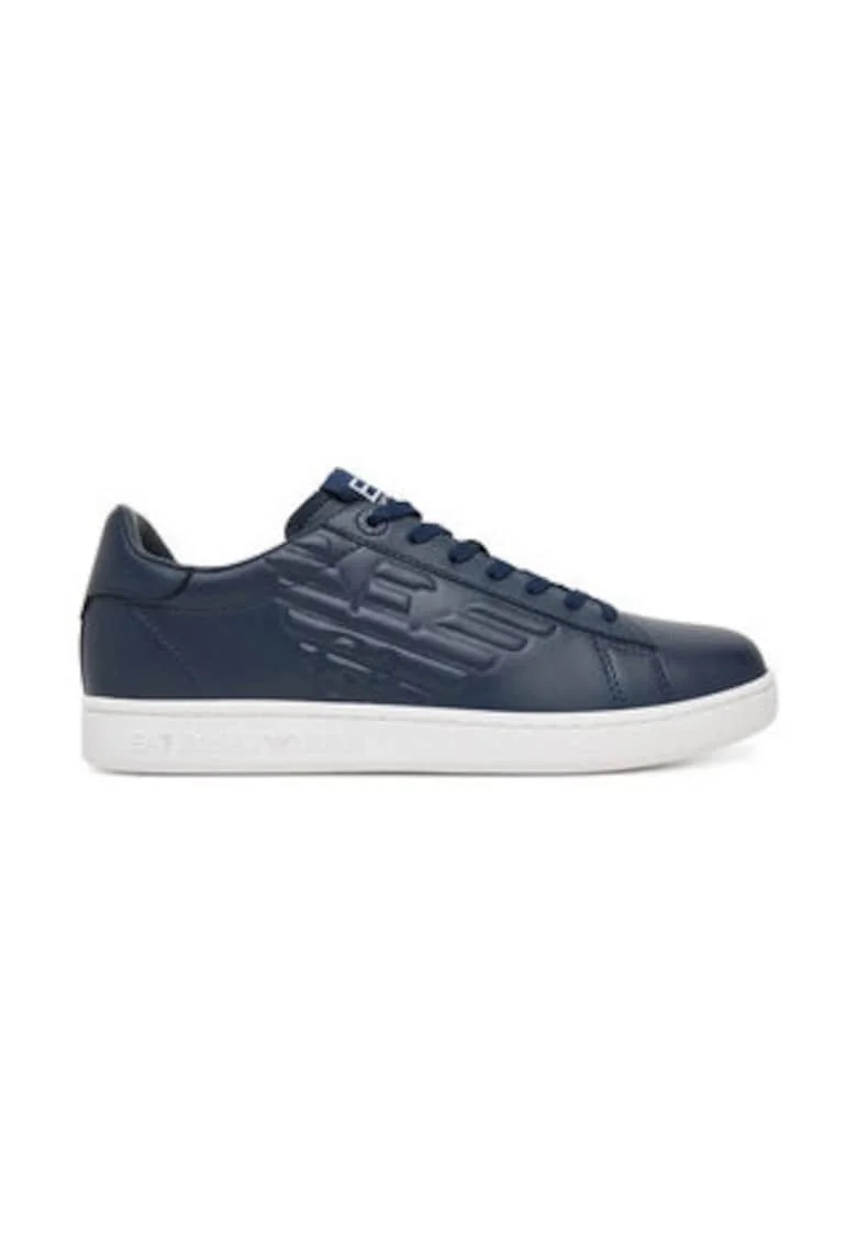 Tenisi barbati, Emporio Armani  305577580, piele naturala, albastru