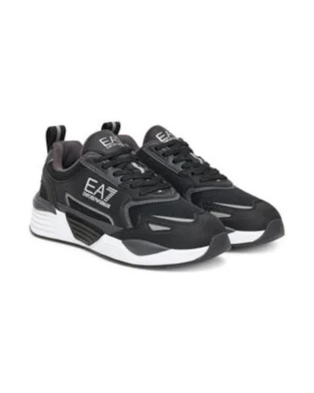 Tenisi barbati, Emporio Armani  305577597, piele ecologica, negru