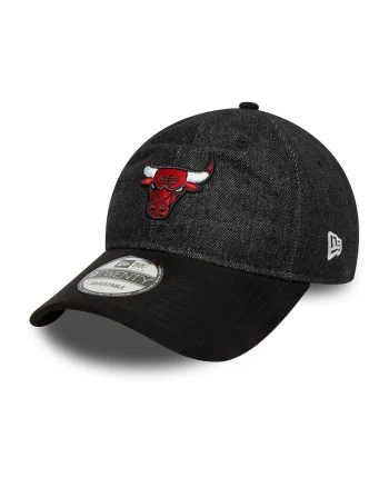 Sapca ajustabila Chicago Bulls NBA Denim 9TWENTY, Negru