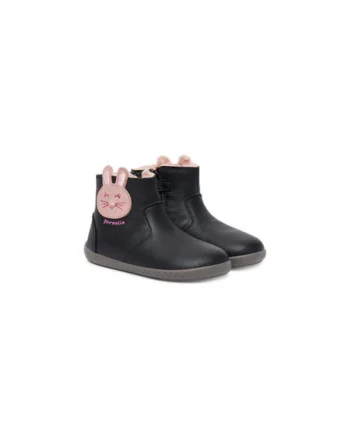 Ghete pentru fete,  305467669, piele naturala, negru