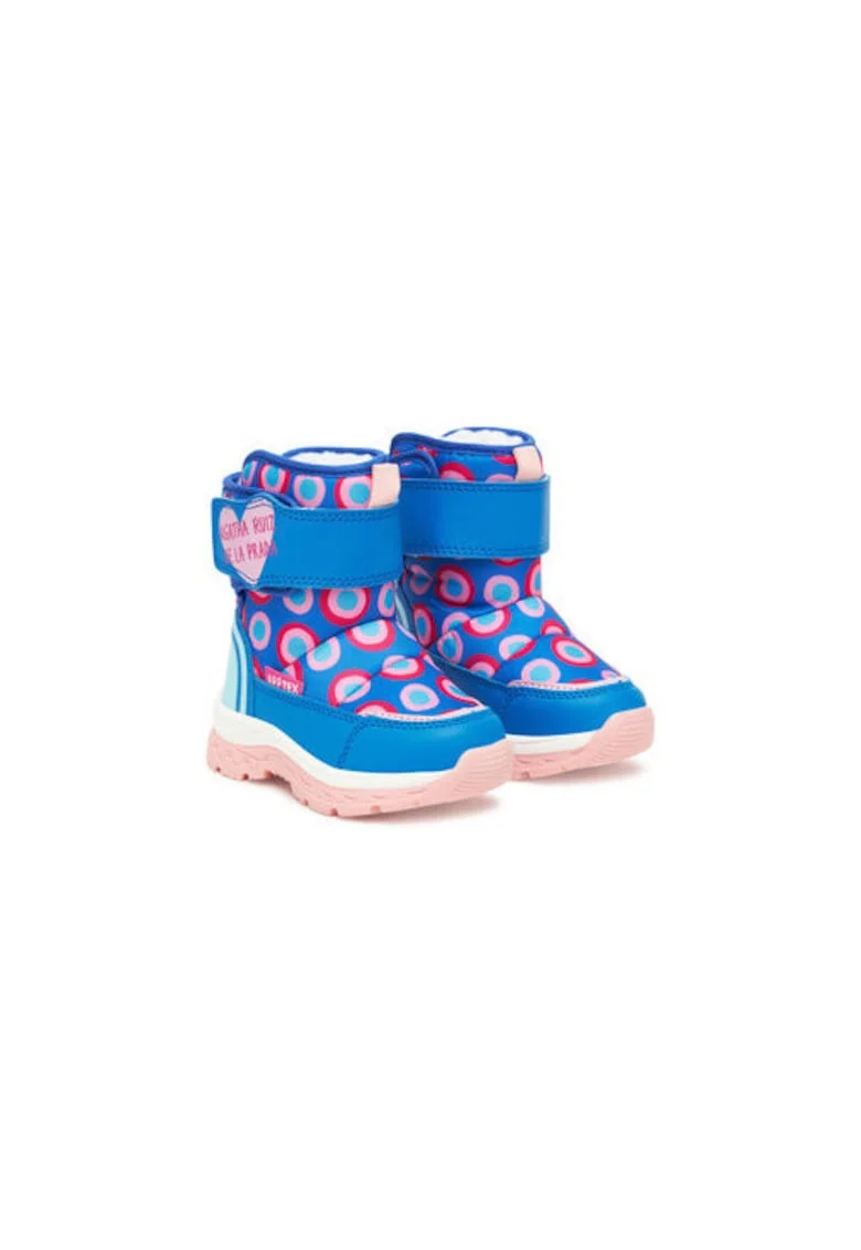 Ghete de zapada pentru fete,  305467065, piele ecologica, multicolor