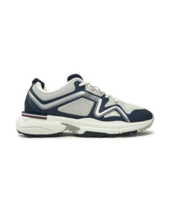 Tenisi barbati,  bleumarin cu accente albe, piele/textil,