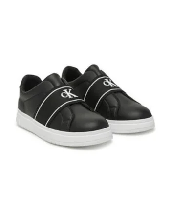 Tenisi unisex,  piele ecologica, negru