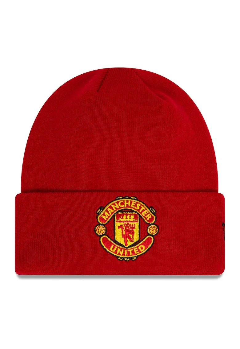 Caciual cu manseta Manchester United, Rosu inchis