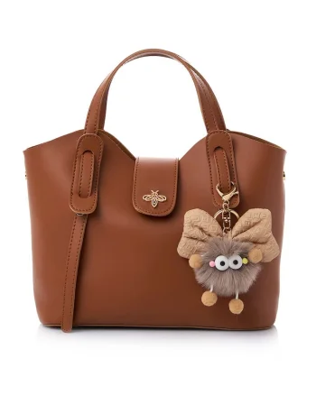 Geanta din piele ecologica cu accesoriu detasabil, Maro, 21x25x11