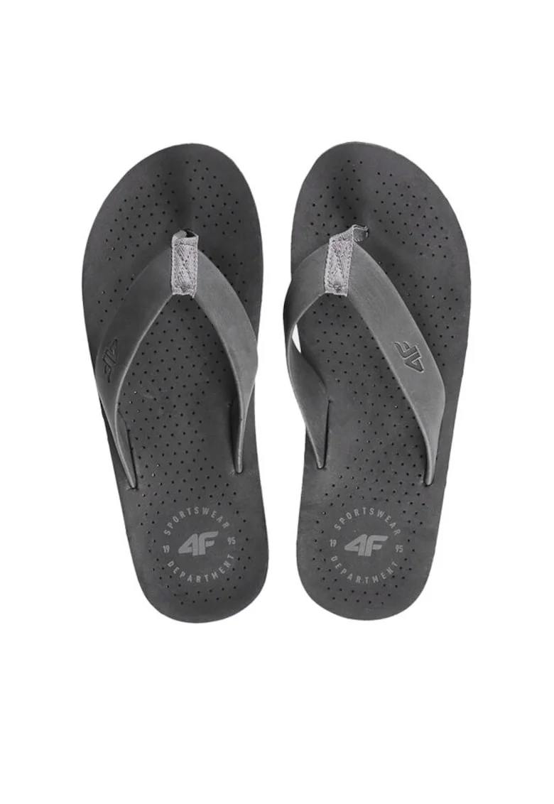 Papuci barbati  303387587, Sintetic/Textil, Gri, Gri