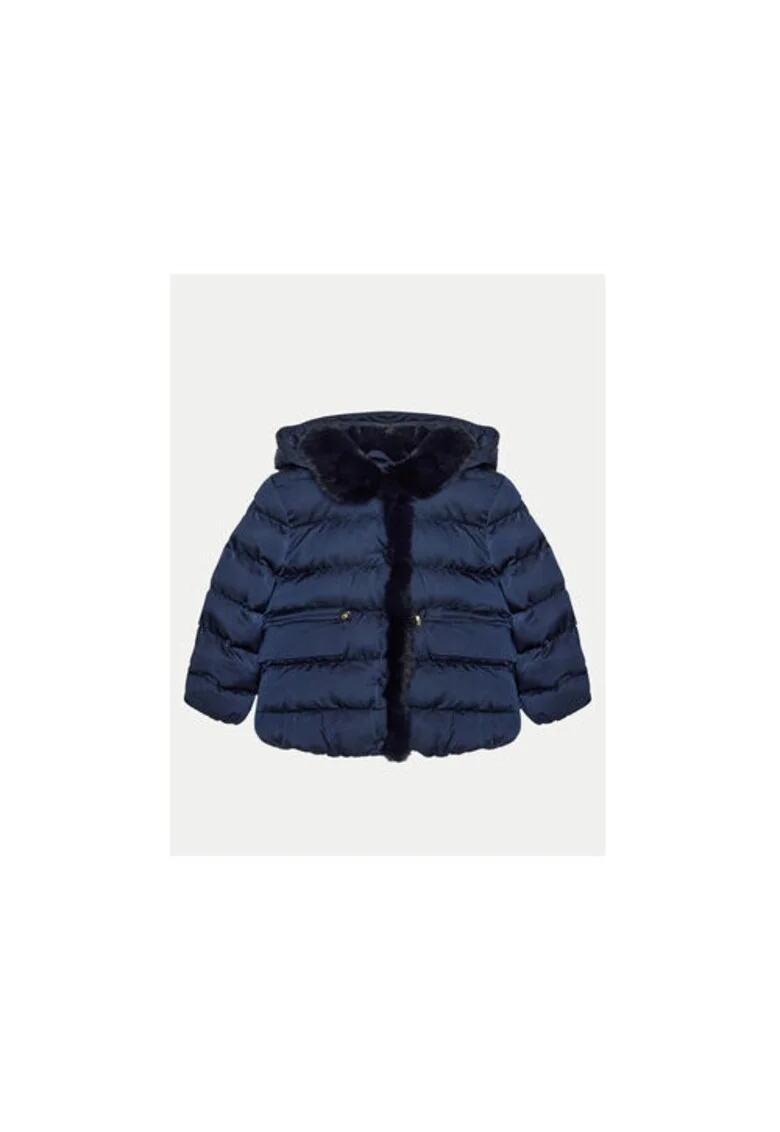 Geaca din puf 5837 Bleumarin Regular Fit, Poliester, Bleumarin