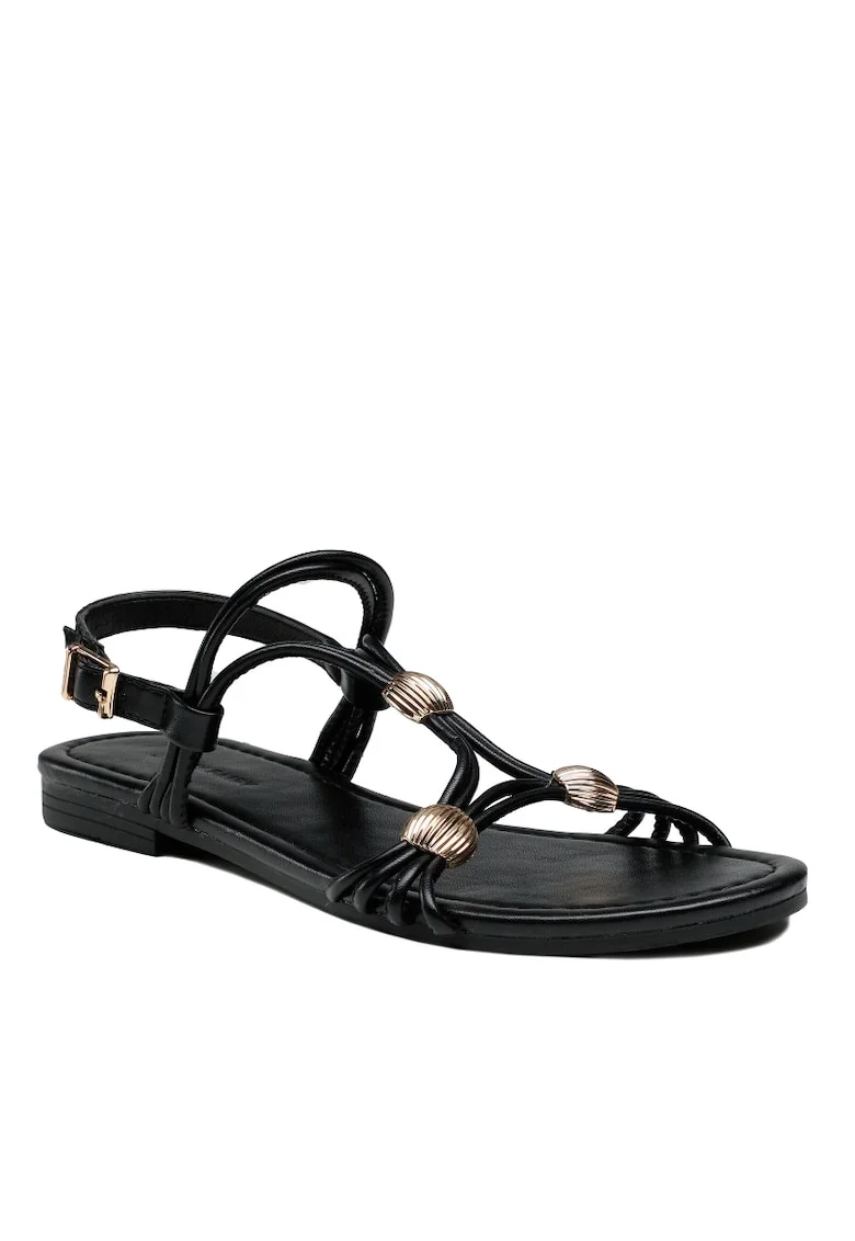 Sandale dama,  5904862823614, Piele ecologica, Negru