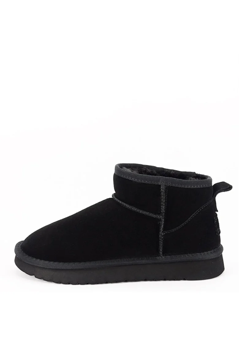 Ghete dama din piele naturala B-JB1966 111, Negru 8401, Negru