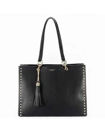 Geanta maxi  F7502 M3, Negru, 30x29x15