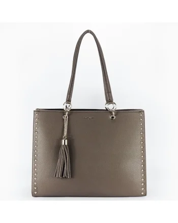 Geanta maxi  F7502 M3, Maro taupe, 30x29x15