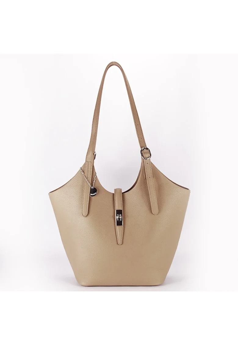 Geanta mare cu borseta detasabila  DTL706-3 16, Nude, 26x38x12
