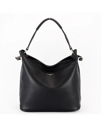 Geanta  cu borseta detasabila F6966 M11, Negru, 28x29x15