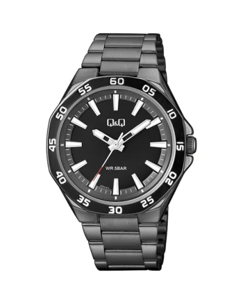 Ceas barbatesc  QZ82J412Y, bratara metalica, Negru