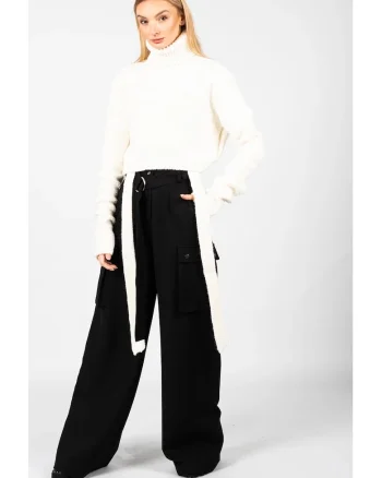 Pantaloni Largi Uni,