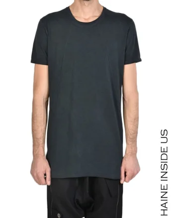 Tricou regular fit din bumbac vopsit la rece, Negru