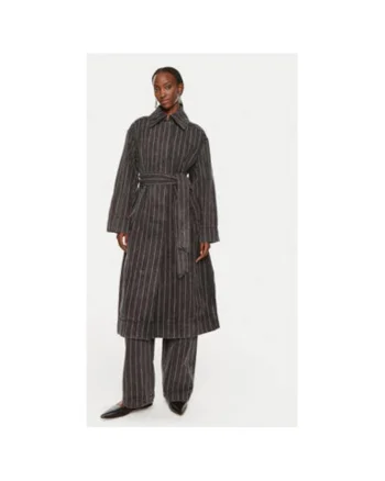 Palton dama,  304354625, Bumbac, Negru, Negru