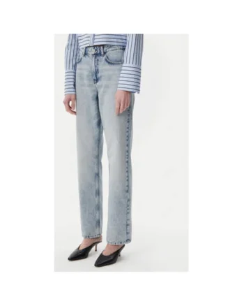 Pantaloni dama  T Mikkelsen, DAY65243718, Bumbac, Albastru, Albastru