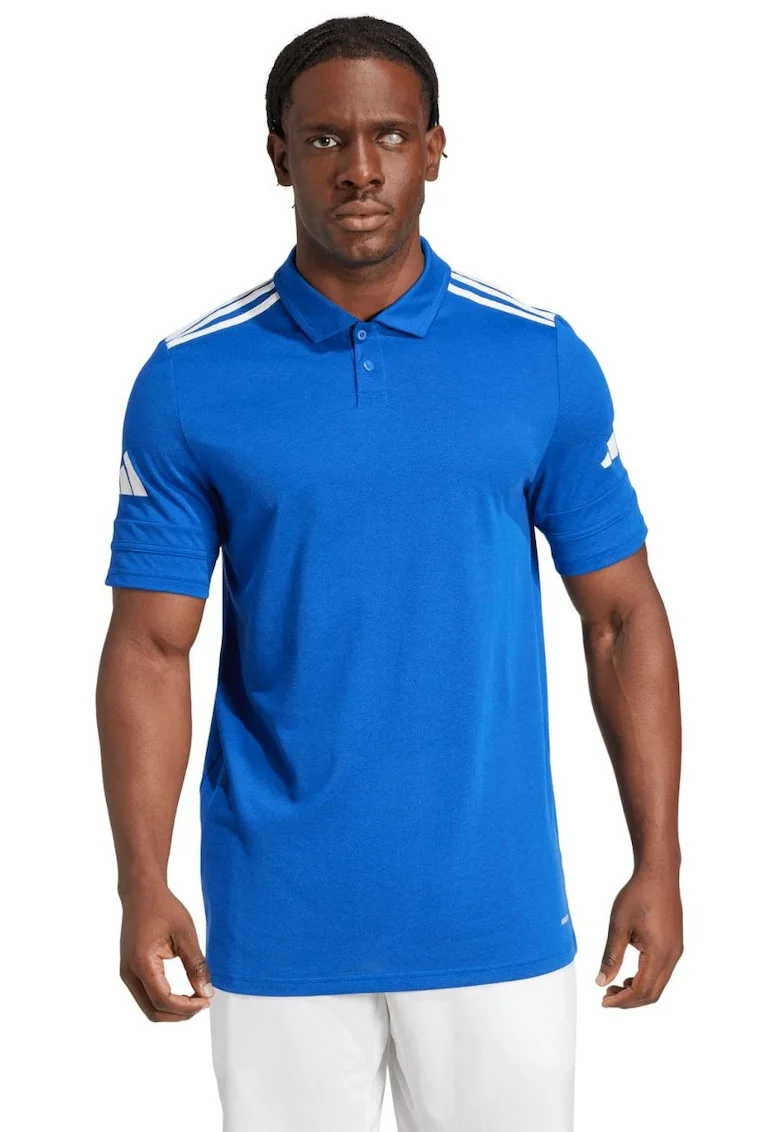 Tricou polo,  Squadra 25, albastru, uscare rapida, poliester
