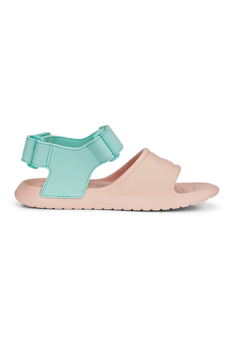 Sandale cu inchidere velcro Divecat V2 Injex, Roz pastel/Verde deschis