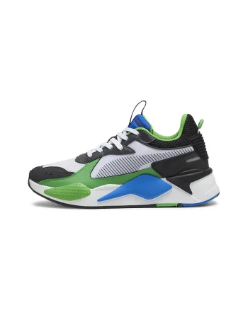 Pantofi sport unisex cu model colorblock RS-X Toys, Alb/Verde/Negru