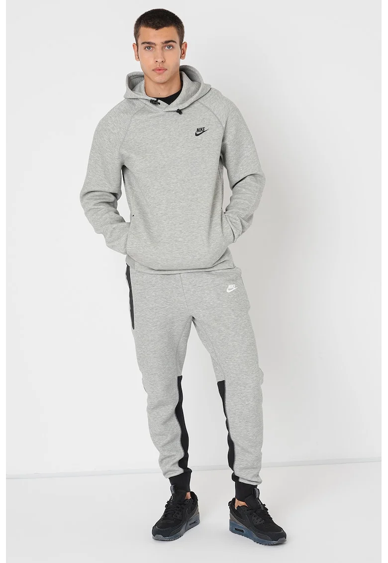 Hanorac cu maneci raglan pentru fitness, Gri melange
