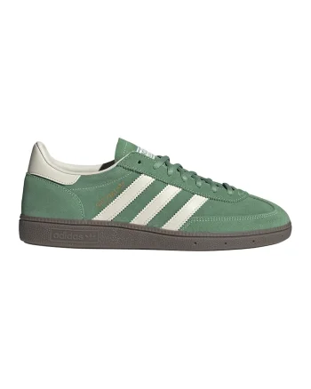 Pantofi sport din piele intoarsa Handball Spezial, Alb/Verde aquamarin