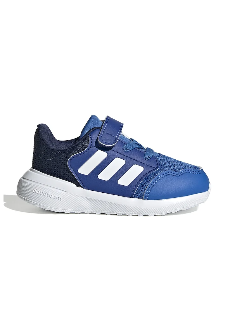 Pantofi sport Tensaur Run 3.0 cu velcro, Negru/Albastru royal