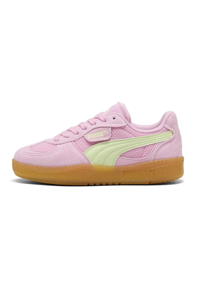 Pantofi sport Palermo LaModa de piele intoarsa cu garnituri de plasa
