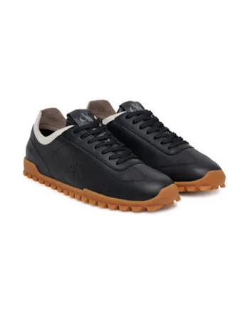 Tenisi dama 305197955,  Piele naturala, Negru, Negru