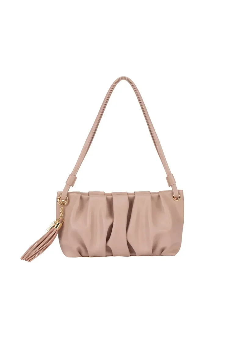 Geanta de dama  model LAAW23000051, Roz pastel, 41 x 18 x 10 cm