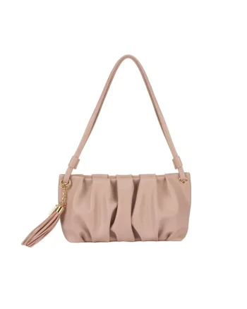 Geanta de dama  model LAAW23000051, Roz pastel, 41 x 18 x 10 cm