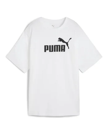 Tricou cu imprimeu logo si maneci cazute, Alb