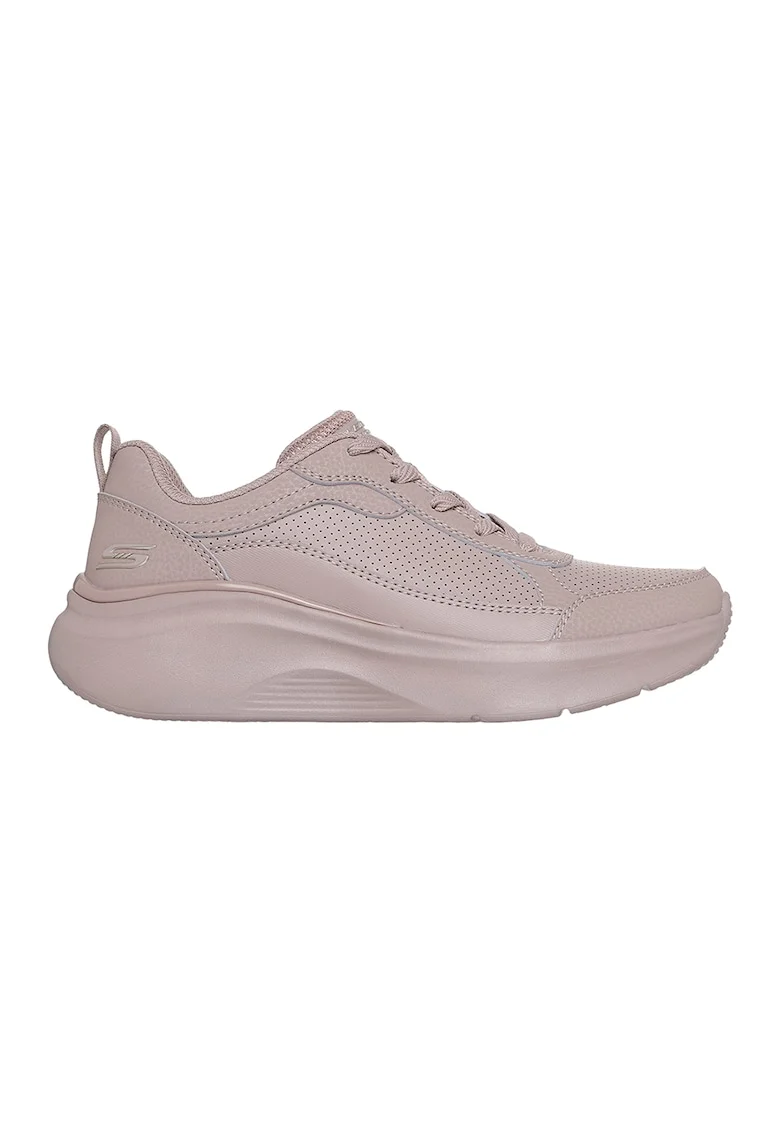 Pantofi sport Bobs B Love de piele ecologica, Maro nisip