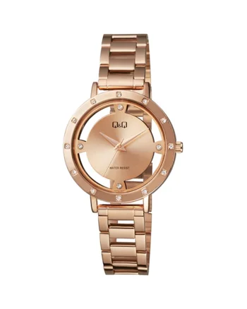 Ceas dama  QC23J002Y, Rose Gold, Auriu rose