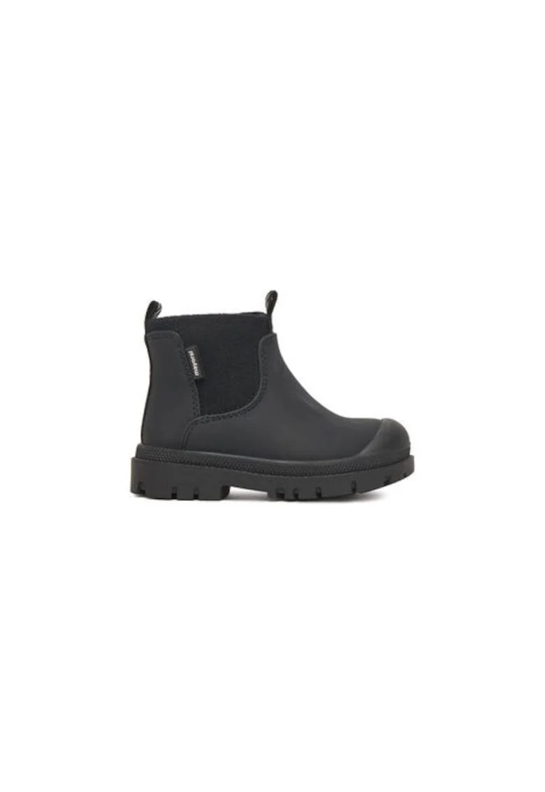 Ghete pentru fete,  305570123, piele ecologica, negru