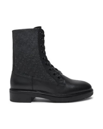 Botine dama,  piele naturala, negru,