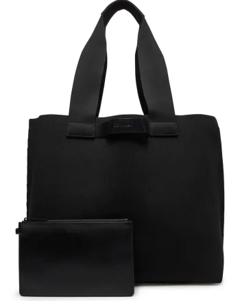 Geanta barbati,  neagra, din tesatura, universala