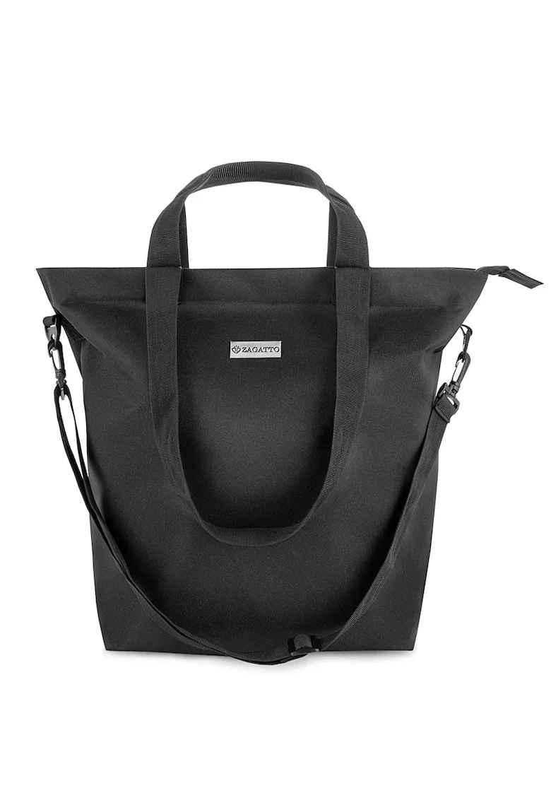 Geanta dama umar, Neagra, Shopper, Dimensiuni 48x41x17 cm, ZG621