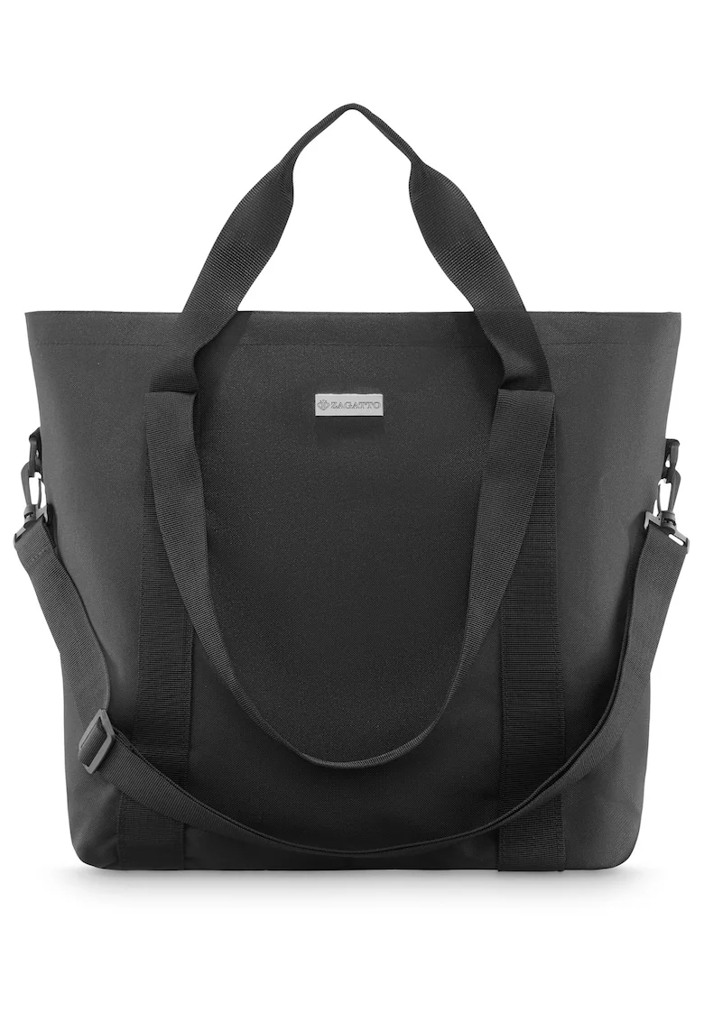 Geanta dama umar, Neagra, Shopper, Dimensiuni 40x32x23 cm, Casual, Elaganta, ZG815