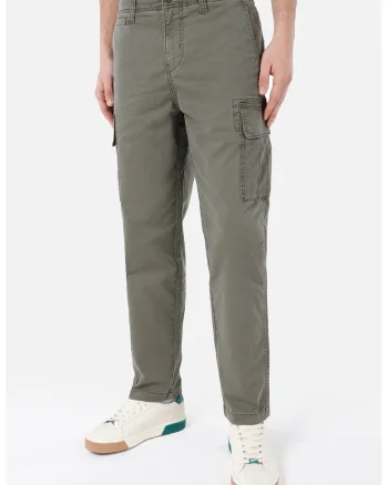 Pantaloni cargo cu talie medie, Gri inchis