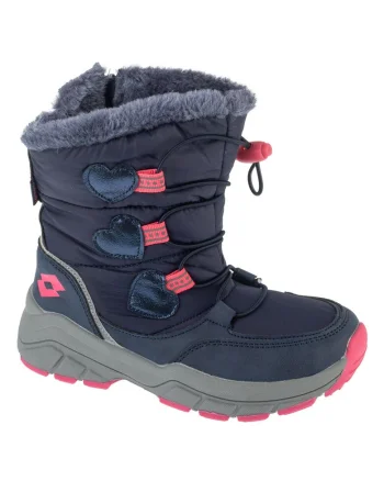 Cizme de iarna pentru copii,  Traleika Tex K 2600360, Albastru marin