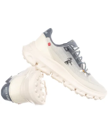 Pantofi sport cu detalii din textil Skyride